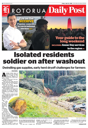 Cover of Rotorua Daily Post