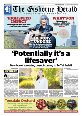 Cover of The Gisborne Herald