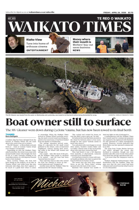 Cover of Waikato Times