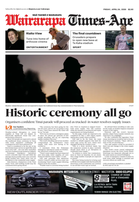 Cover of Wairarapa Times-Age (NZ)