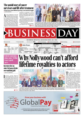Cover of Business Day (Nigeria)