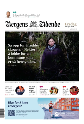Cover of Bergens Tidende