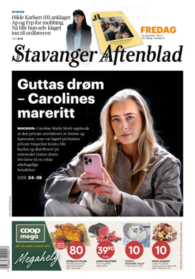 Cover of Stavanger Aftenblad