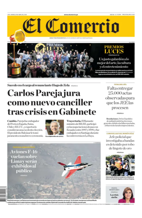 Cover of Diario El Comercio