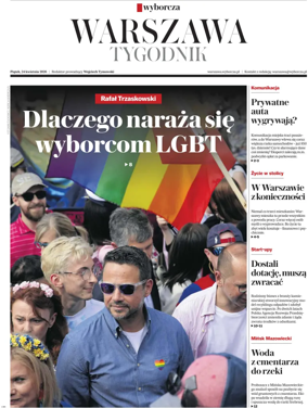 Cover of Gazeta Wyborcza Stoleczna
