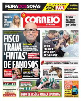 Cover of Correio da Manha