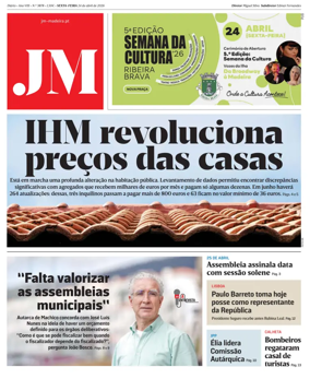 Cover of Jornal Madeira