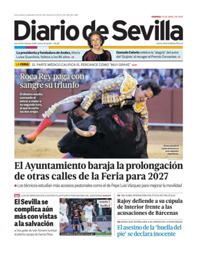 Cover of Diario de Sevilla