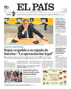 Cover of EL PAIS Catalunya