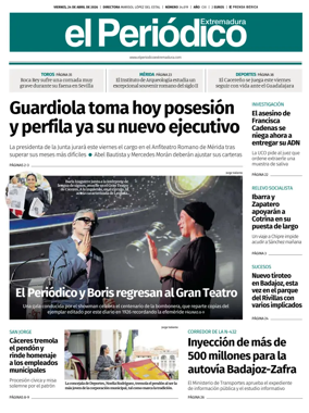 Cover of El Periodico Extremadura