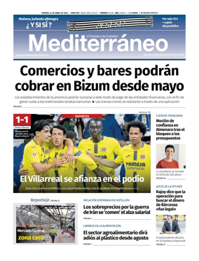 Cover of El Periodico Mediterraneo