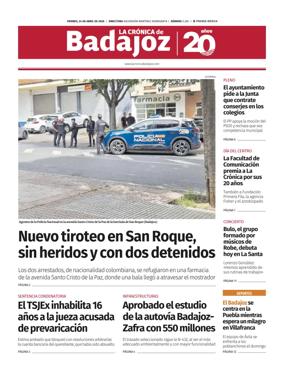Cover of La Cronica de Badajoz BE