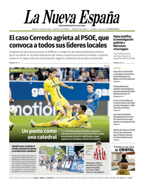 Cover of La Nueva Espana (Occidente)