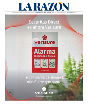 Cover of La Razon (Cataluna)