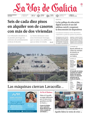 Cover of La Voz de Galicia (Barbanza)