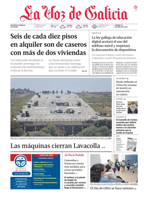 Cover of La Voz de Galicia (Carballo)