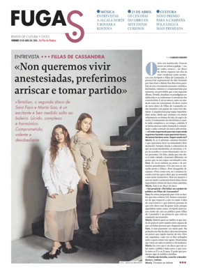 Cover of La Voz de Galicia (Ferrol) - Fugas
