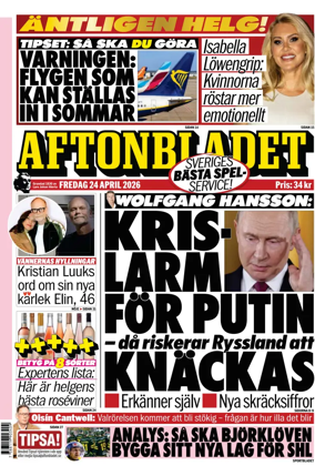 Cover of Aftonbladet