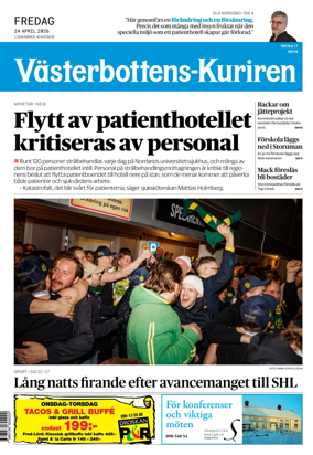 Cover of Vasterbottens-Kuriren