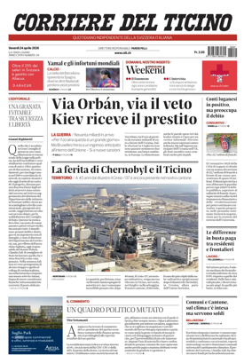 Cover of Corriere del Ticino