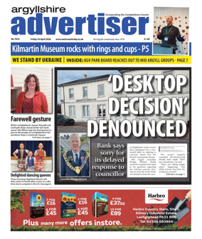 Cover of Argyllshire Advertiser