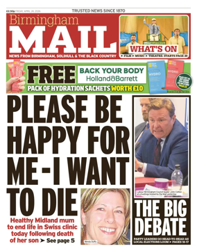 Cover of Birmingham Mail