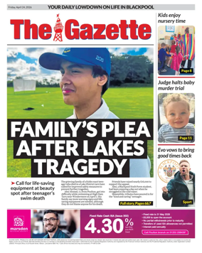 Cover of Blackpool Gazette