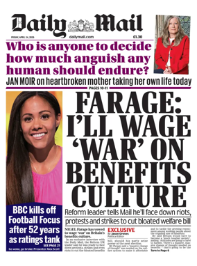 Cover of Daily Mail Print Optimized