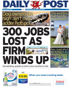 Cover of Daily Post (North Wales)