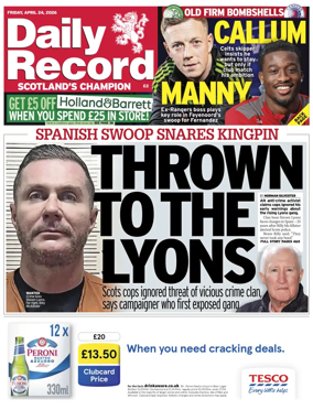 Cover of Daily Record