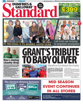 Cover of Dumfries & Galloway Standard