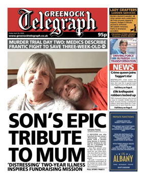 Cover of Greenock Telegraph