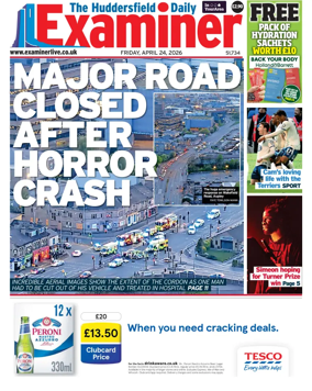 Cover of Huddersfield Daily Examiner