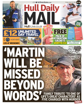 Cover of Hull Daily Mail