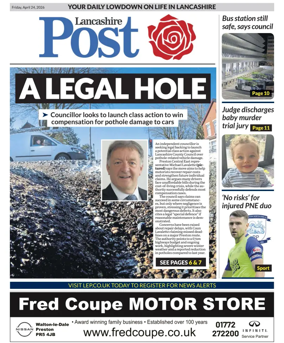 Cover of Lancashire Evening Post