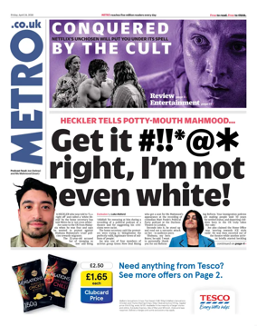 Cover of Metro (UK)