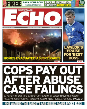 Cover of South Wales Echo