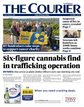 Cover of The Courier & Advertiser (Angus and Dundee)