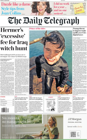 Cover of The Daily Telegraph