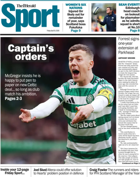 Cover of Herald Sport
