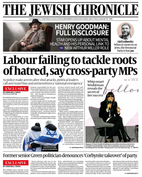 Cover of The Jewish Chronicle