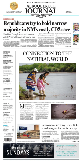 Cover of Albuquerque Journal