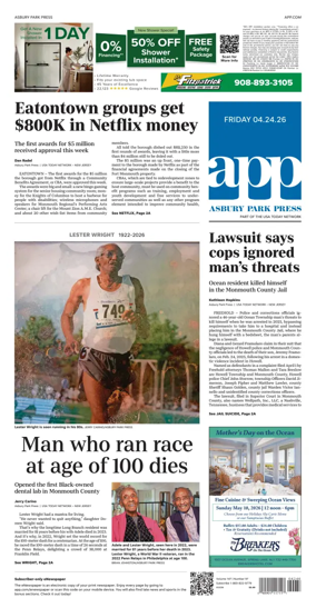 Cover of Asbury Park Press