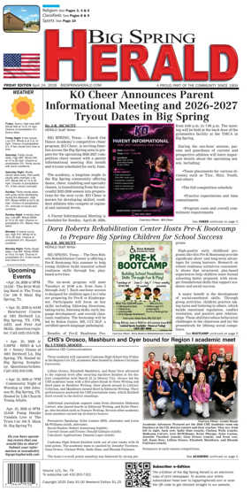 Cover of Big Spring Herald