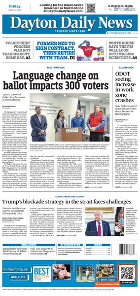 Cover of Dayton Daily News