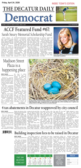 Cover of The Decatur Daily Democrat