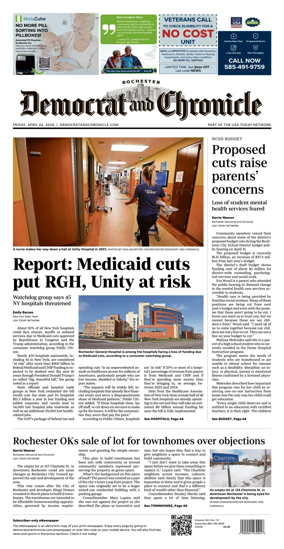 Cover of Democrat and Chronicle