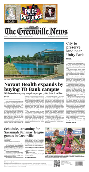 Cover of The Greenville News