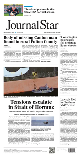 Cover of Journal Star (Peoria)