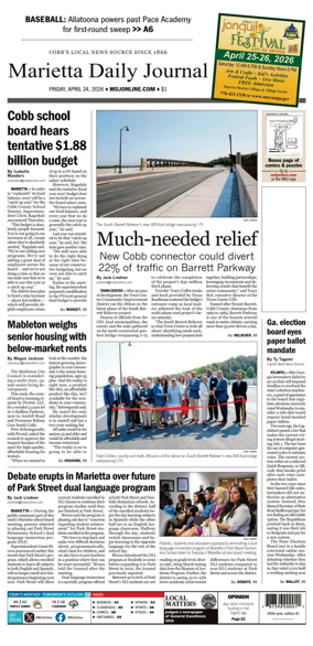 Cover of Marietta Daily Journal